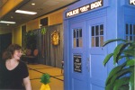 [Kiri in front of TARDIS]